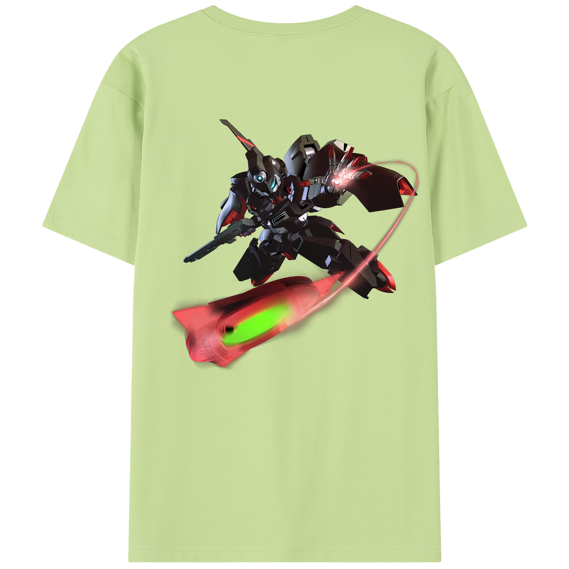 （画像用） 機動戦士ガンダム Mobile Suit Gundam 綿100％半袖Tシャツ（背面プリント）